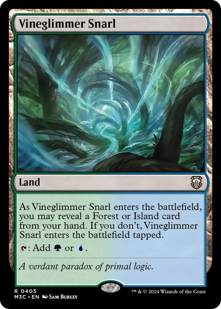 Vineglimmer Snarl (Ripple Foil) [Modern Horizons 3 Commander] | L.A. Mood Comics and Games
