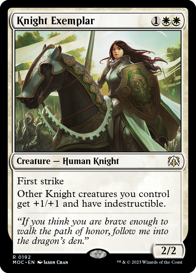 Knight Exemplar [March of the Machine Commander] | L.A. Mood Comics and Games