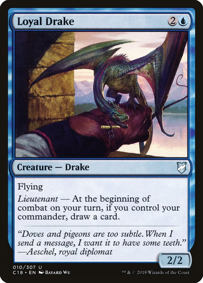 Loyal Drake [Commander 2018] | L.A. Mood Comics and Games