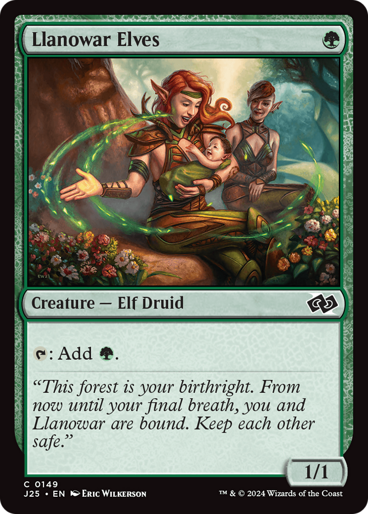 Llanowar Elves [Foundations Jumpstart] | L.A. Mood Comics and Games
