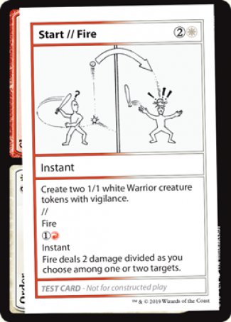 Start // Fire (2021 Edition) [Mystery Booster Playtest Cards] | L.A. Mood Comics and Games
