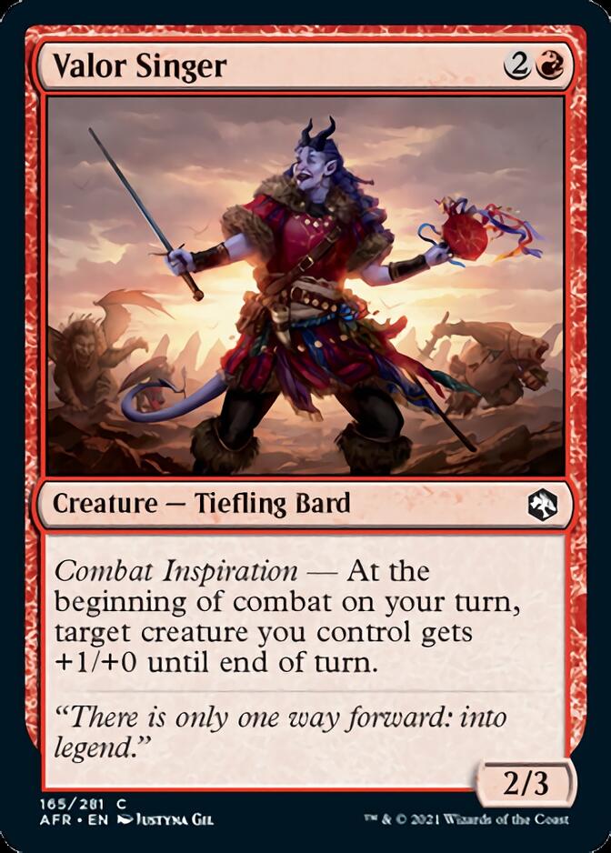 Valor Singer [Dungeons & Dragons: Adventures in the Forgotten Realms] | L.A. Mood Comics and Games
