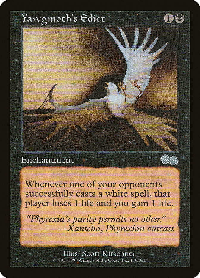 Yawgmoth's Edict [Urza's Saga] | L.A. Mood Comics and Games
