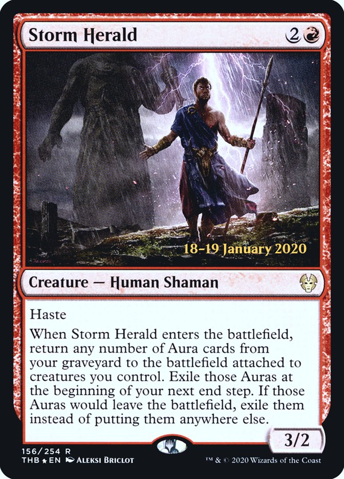 Storm Herald [Theros Beyond Death Prerelease Promos] | L.A. Mood Comics and Games