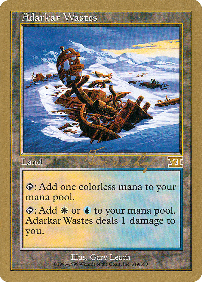 Adarkar Wastes (Tom van de Logt) [World Championship Decks 2000] | L.A. Mood Comics and Games