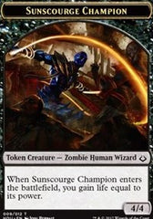 Sunscourge Champion // Zombie Double-Sided Token [Hour of Devastation Tokens] | L.A. Mood Comics and Games