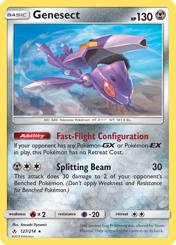 Genesect (127/214) [Sun & Moon: Unbroken Bonds] | L.A. Mood Comics and Games