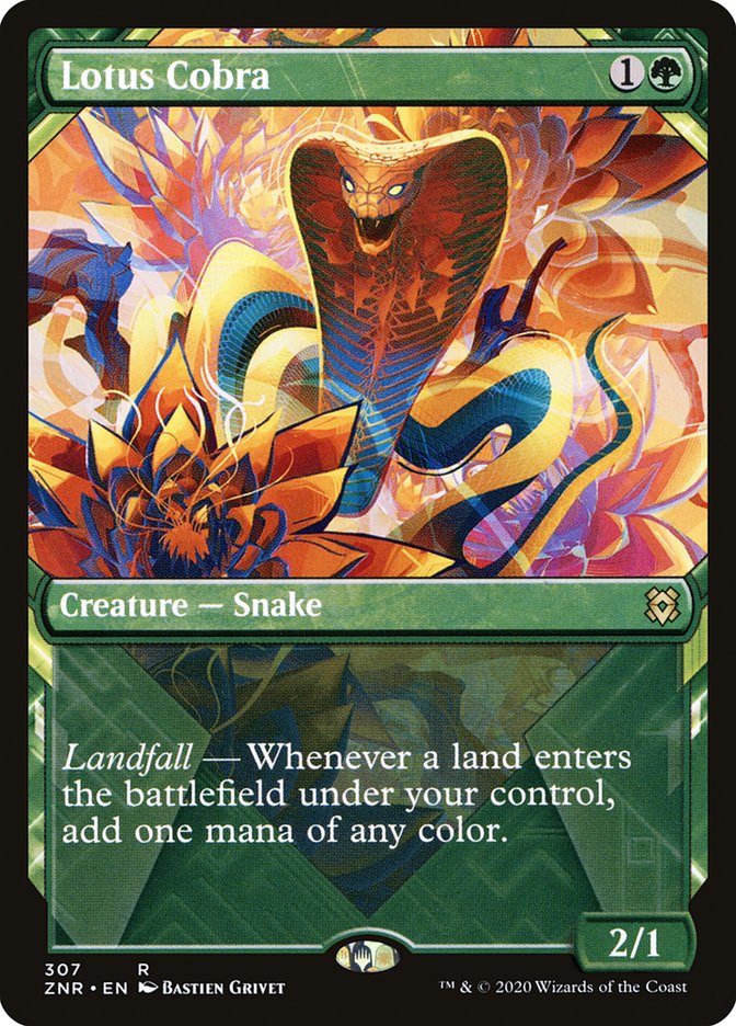 Lotus Cobra (Showcase) [Zendikar Rising] | L.A. Mood Comics and Games
