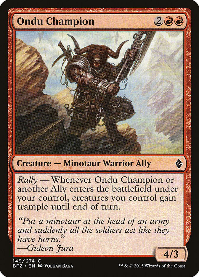 Ondu Champion [Battle for Zendikar] | L.A. Mood Comics and Games