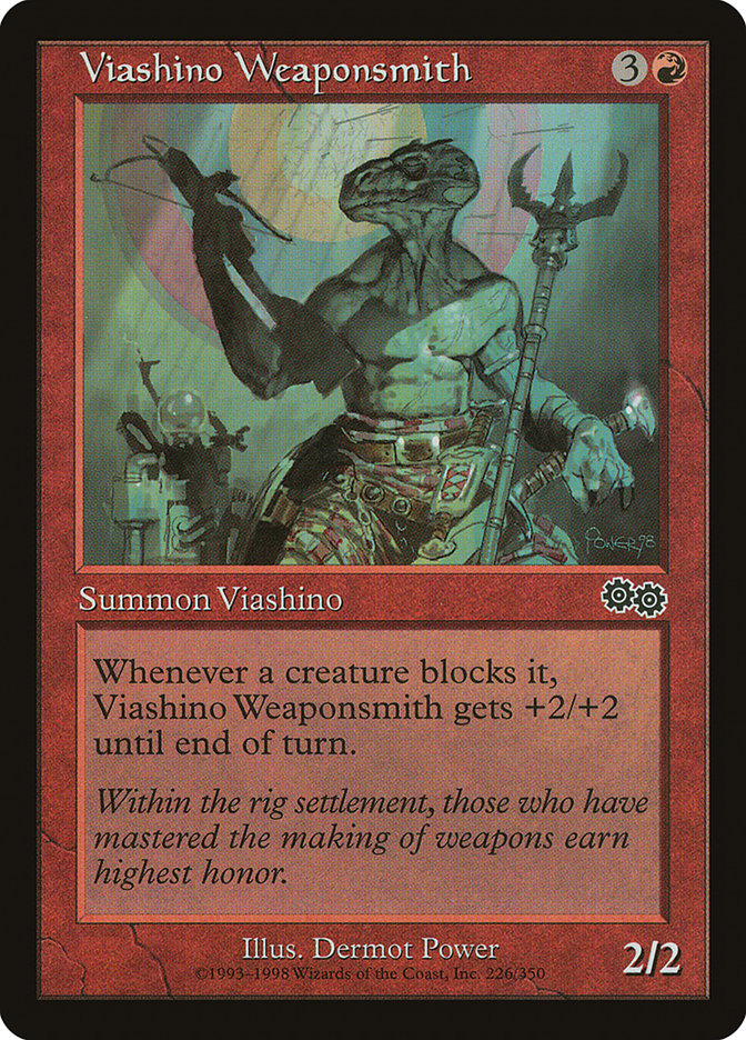 Viashino Weaponsmith [Urza's Saga] | L.A. Mood Comics and Games