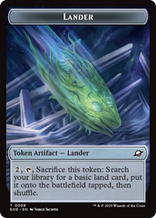 Beast (0006) // Lander Double-Sided Token [Edge of Eternities Tokens] | L.A. Mood Comics and Games