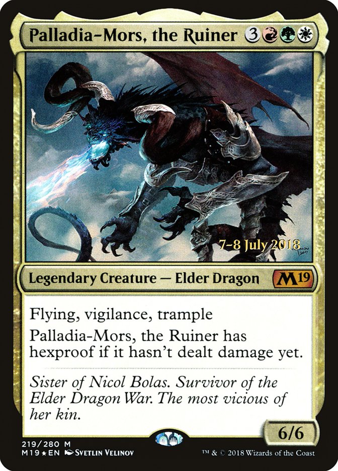 Palladia-Mors, the Ruiner [Core Set 2019 Prerelease Promos] | L.A. Mood Comics and Games