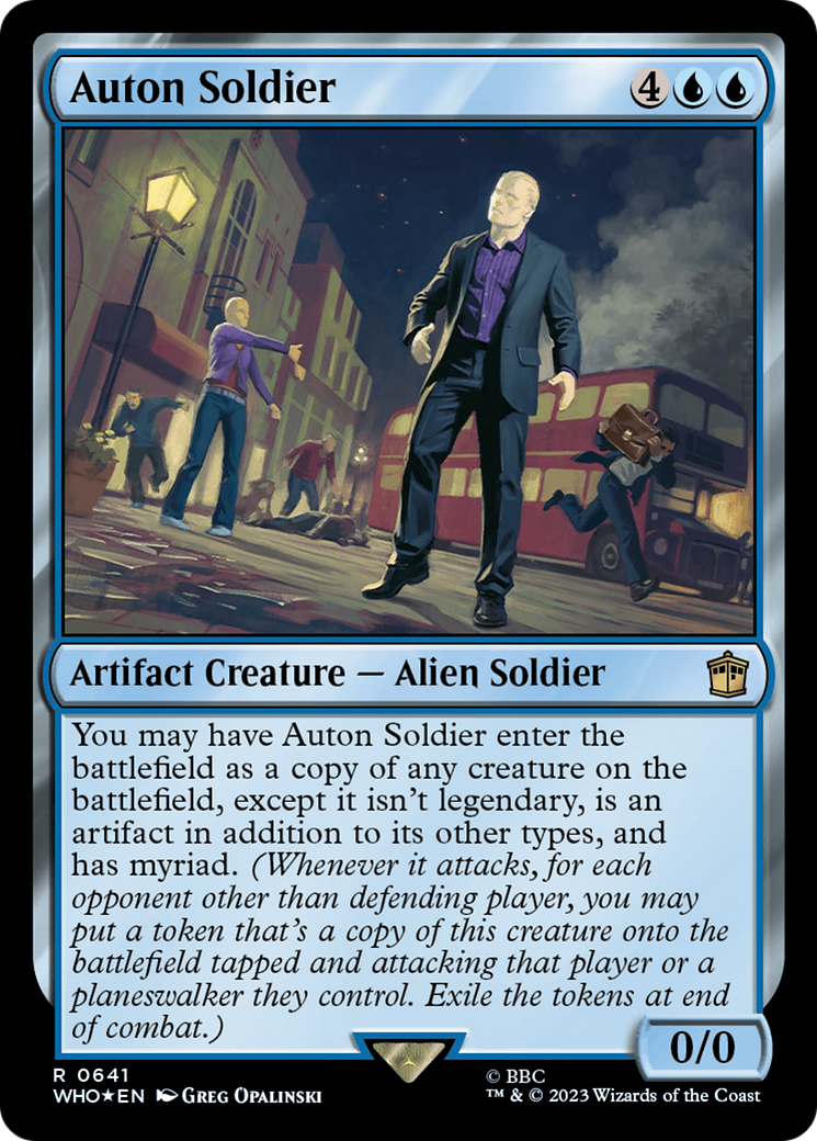 Auton Soldier (Surge Foil) [Doctor Who] | L.A. Mood Comics and Games