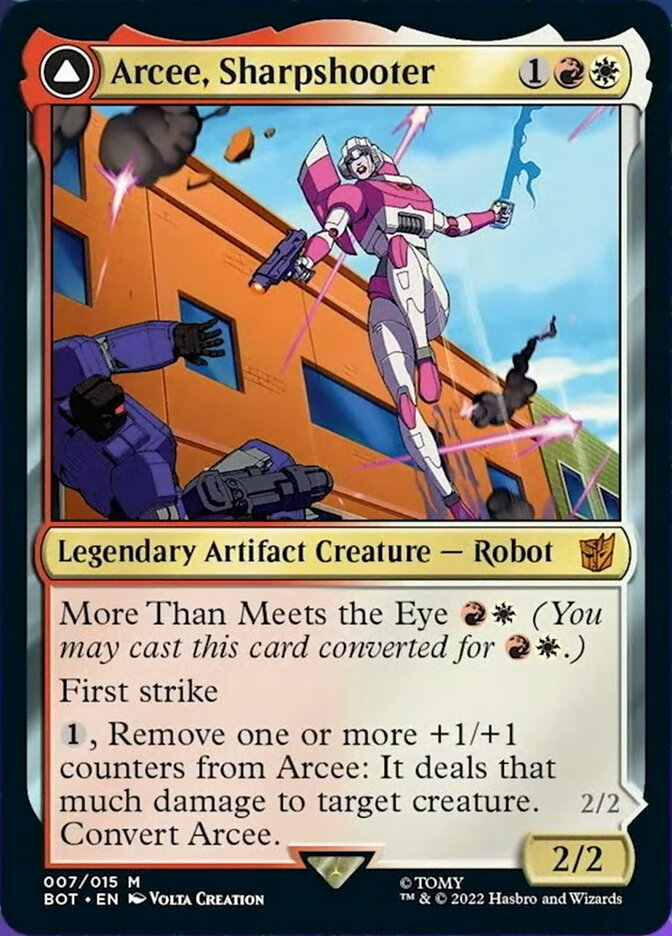Arcee, Sharpshooter // Arcee, Acrobatic Coupe [Transformers] | L.A. Mood Comics and Games