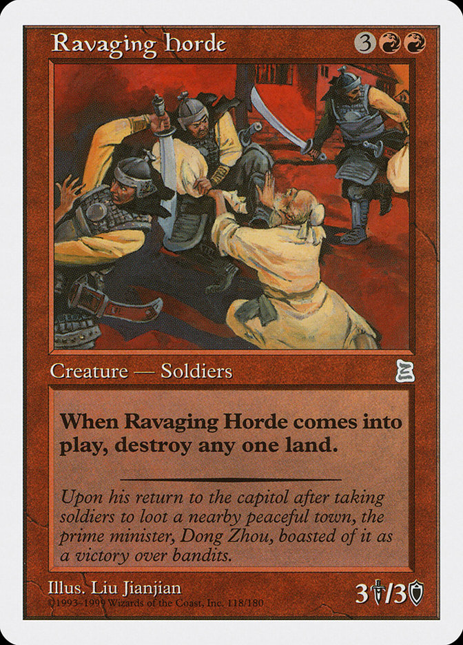 Ravaging Horde [Portal Three Kingdoms] | L.A. Mood Comics and Games
