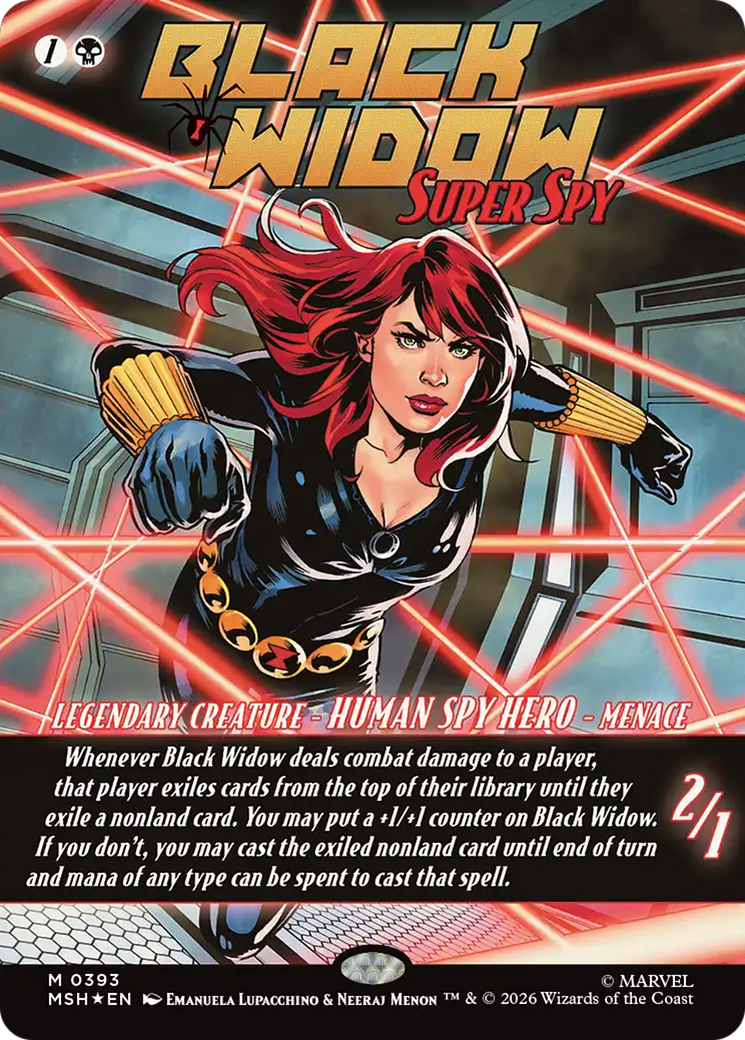 Black Widow, Super Spy (Borderless) (0393) [Marvel Super Heroes] | L.A. Mood Comics and Games