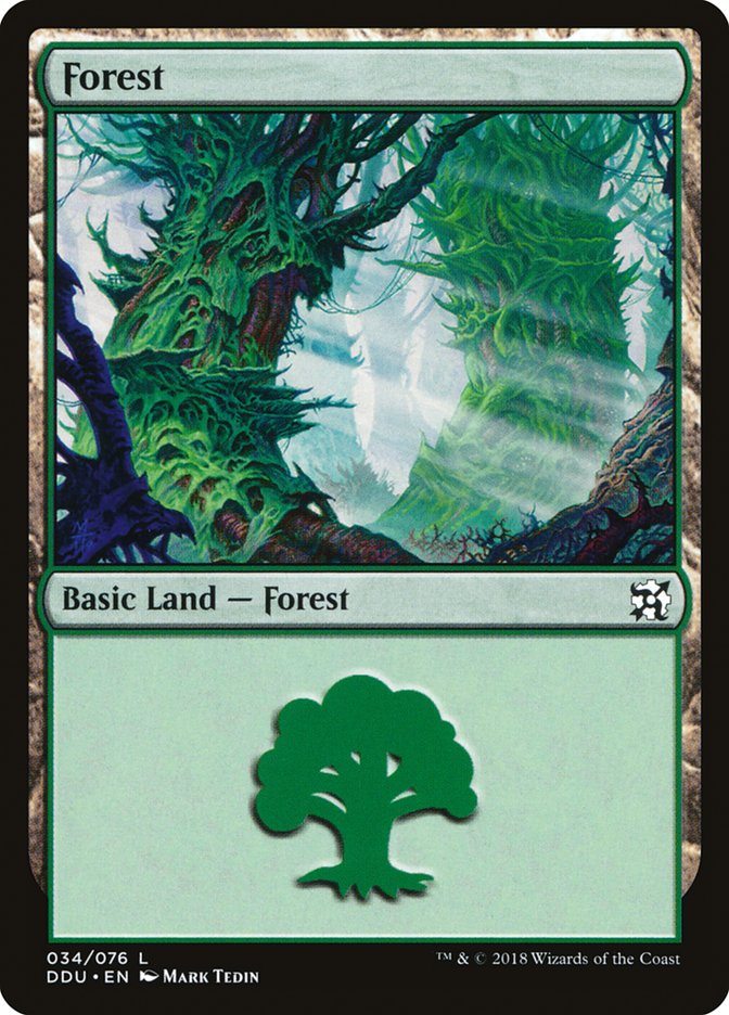 Forest (34) [Duel Decks: Elves vs. Inventors] | L.A. Mood Comics and Games