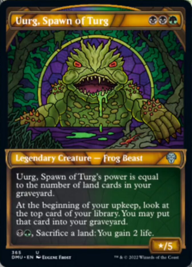Uurg, Spawn of Turg (Showcase Textured) [Dominaria United] | L.A. Mood Comics and Games