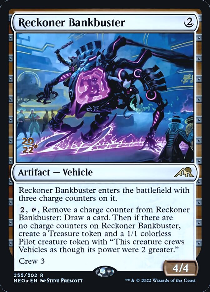 Reckoner Bankbuster [Kamigawa: Neon Dynasty Prerelease Promos] | L.A. Mood Comics and Games