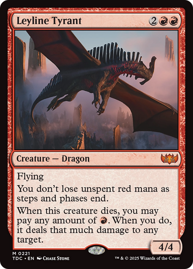 Leyline Tyrant [Tarkir: Dragonstorm Commander] | L.A. Mood Comics and Games