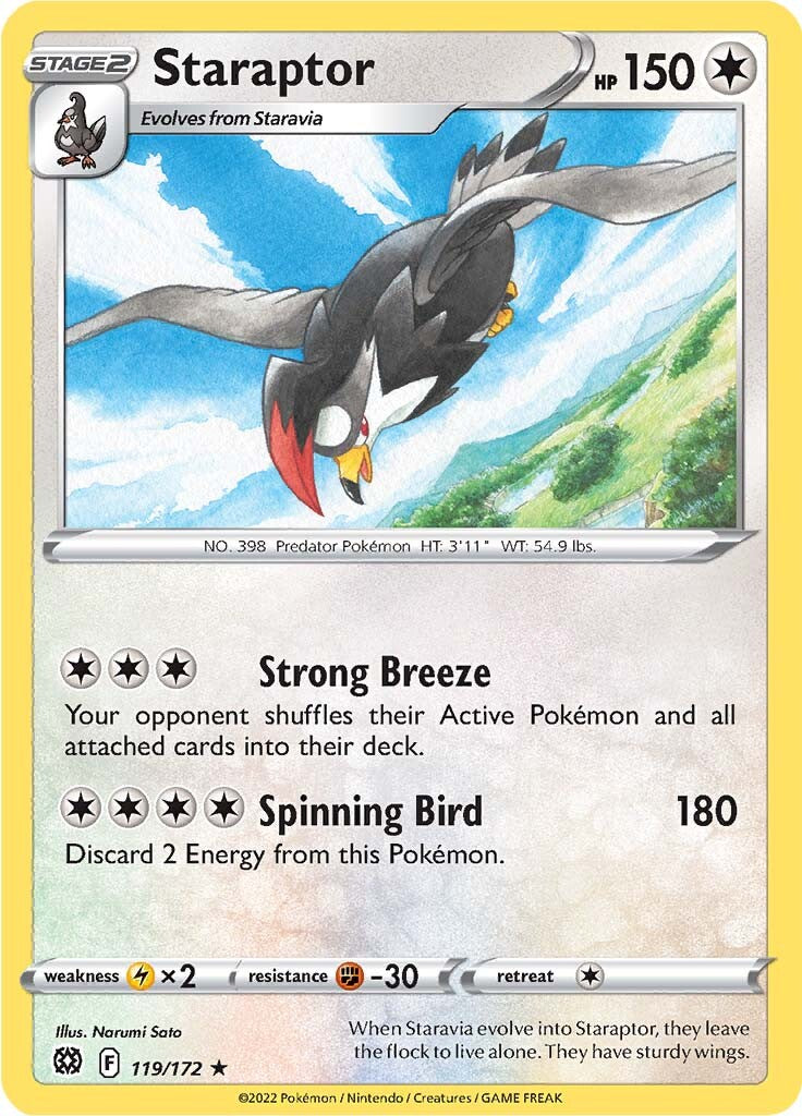 Staraptor (119/172) [Sword & Shield: Brilliant Stars] | L.A. Mood Comics and Games