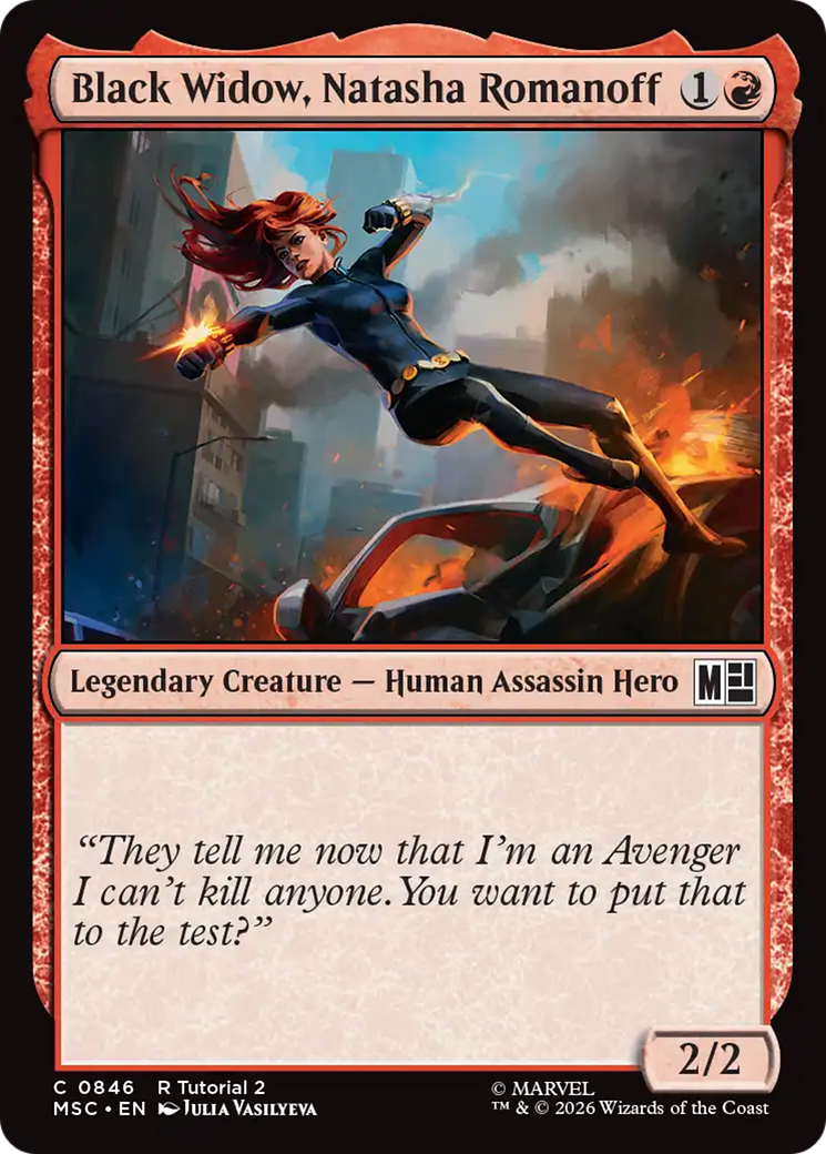 Black Widow, Natasha Romanoff (0846) [Marvel Super Heroes Commander] | L.A. Mood Comics and Games