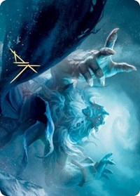 Cyclone Summoner Art Card (Gold-Stamped Signature) [Kaldheim Art Series] | L.A. Mood Comics and Games
