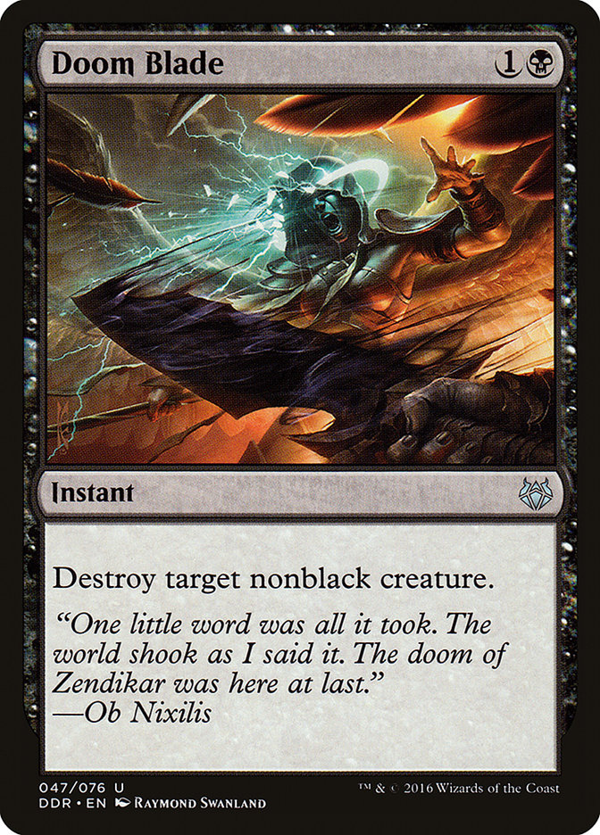 Doom Blade [Duel Decks: Nissa vs. Ob Nixilis] | L.A. Mood Comics and Games