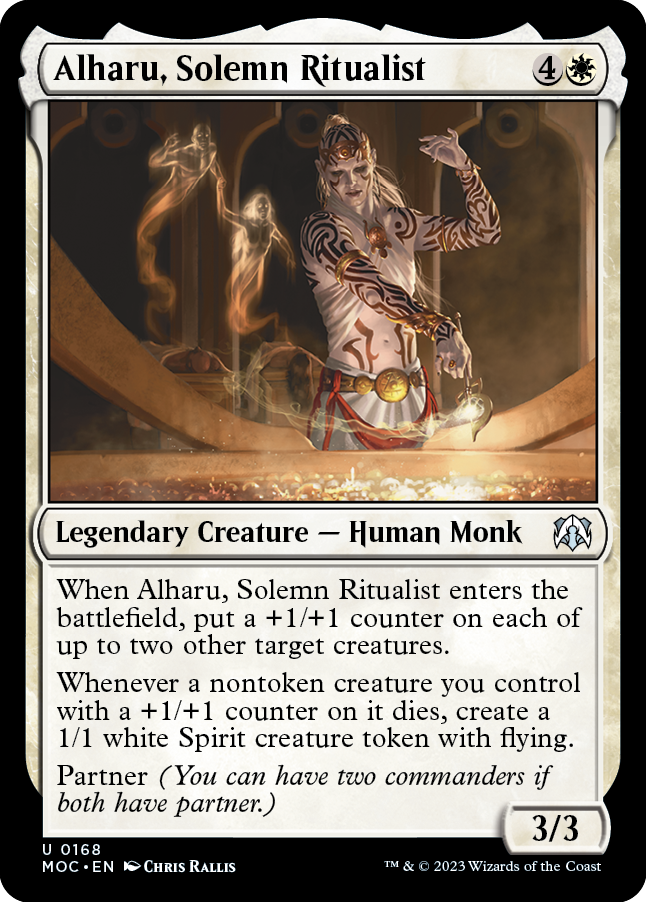 Alharu, Solemn Ritualist [March of the Machine Commander] | L.A. Mood Comics and Games