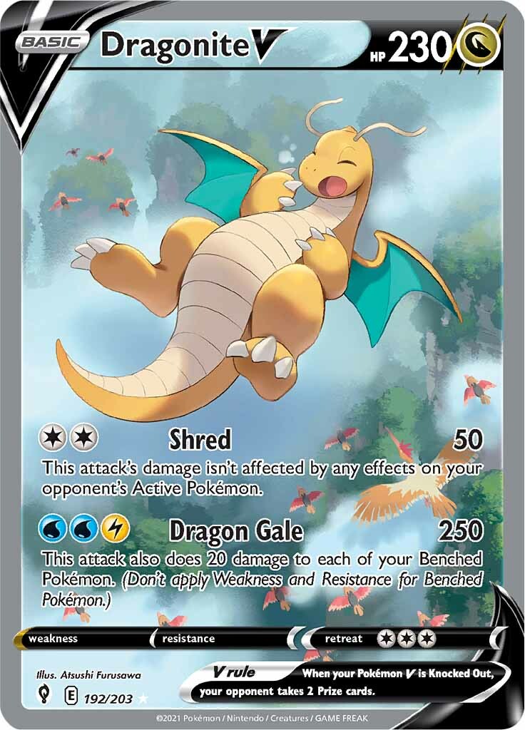 Dragonite V (192/203) [Sword & Shield: Evolving Skies] | L.A. Mood Comics and Games