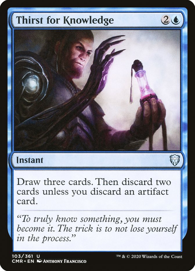 Thirst for Knowledge [Commander Legends] | L.A. Mood Comics and Games