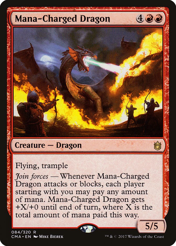 Mana-Charged Dragon [Commander Anthology] | L.A. Mood Comics and Games