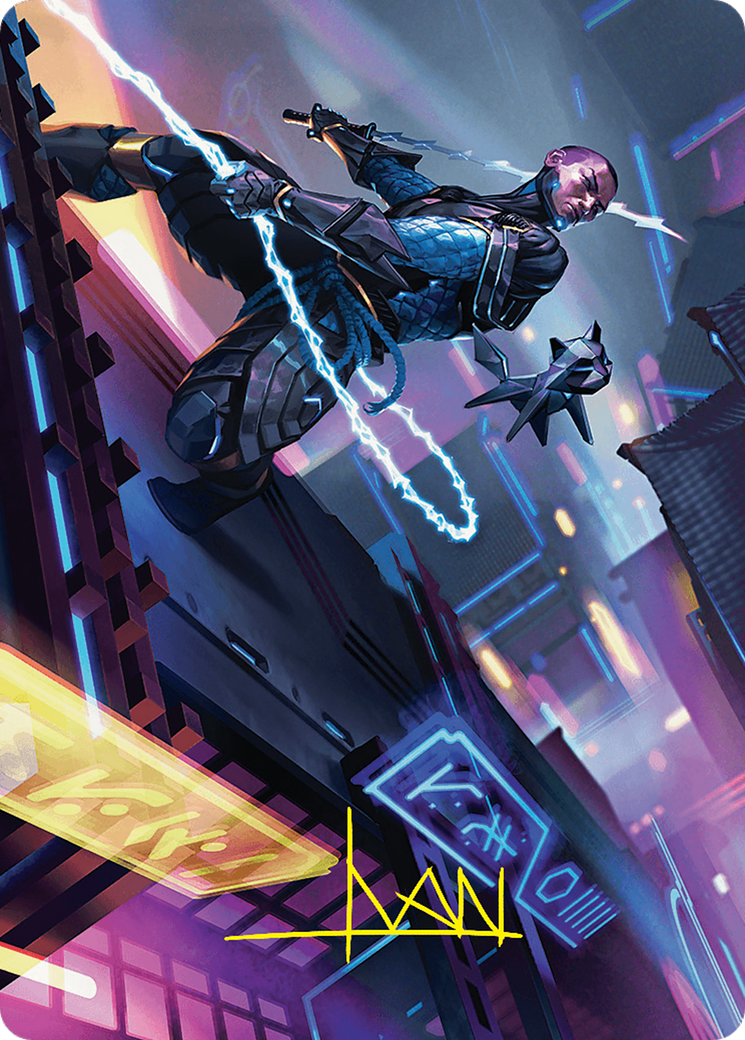 Kiora, the Rising Tide Art Card (30/54) (Gold-Stamped Signature) [Foundations Art Series] | L.A. Mood Comics and Games