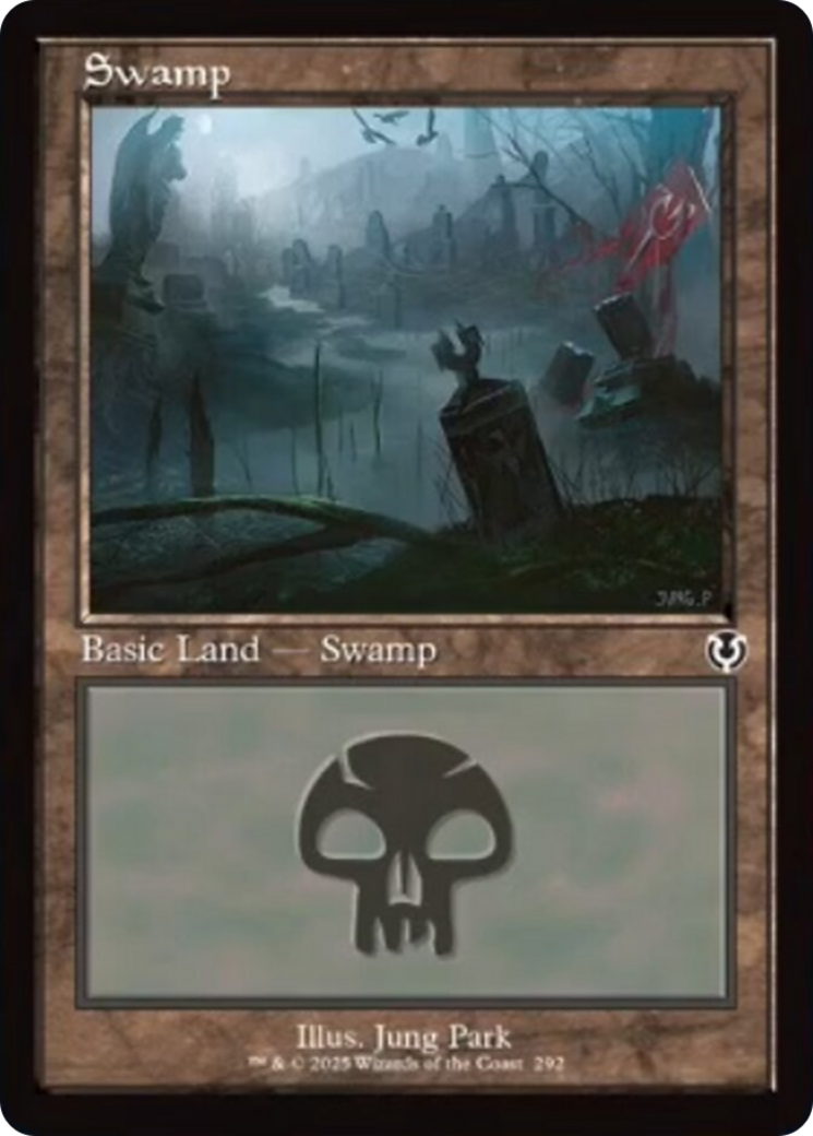 Swamp (292) (Retro Frame) [Innistrad Remastered] | L.A. Mood Comics and Games