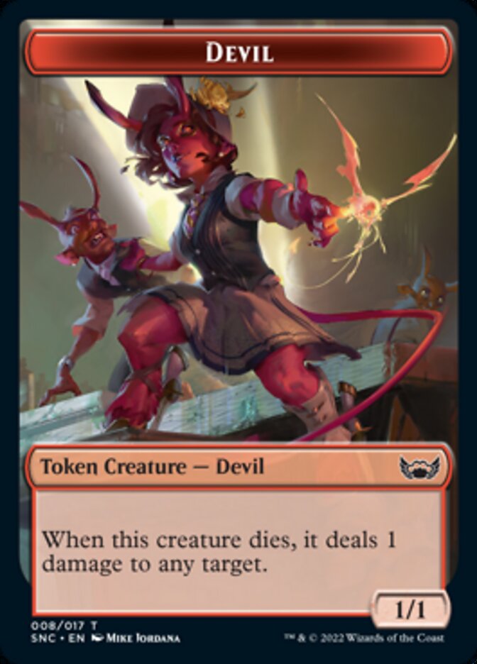 Devil Token [Streets of New Capenna Tokens] | L.A. Mood Comics and Games