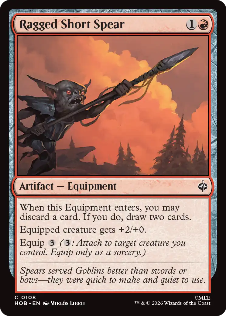 Ragged Short Spear [The Hobbit] | L.A. Mood Comics and Games