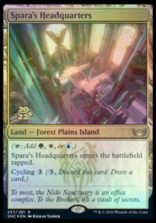 Spara's Headquarters [Streets of New Capenna Prerelease Promos] | L.A. Mood Comics and Games