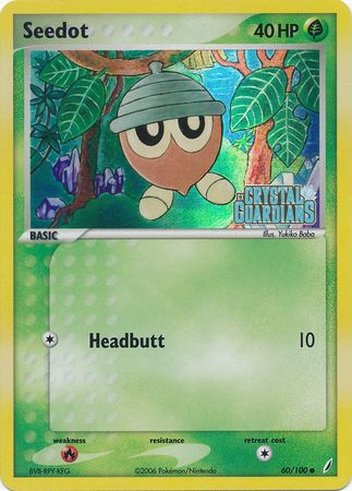 Seedot (60/100) (Stamped) [EX: Crystal Guardians] | L.A. Mood Comics and Games
