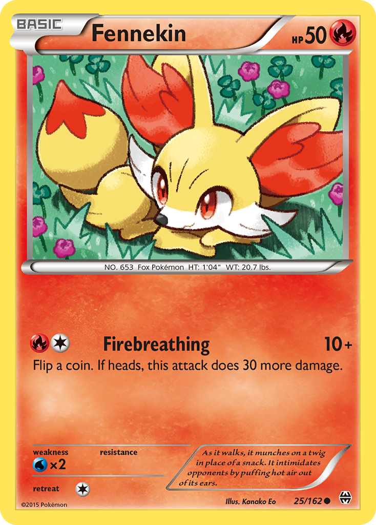 Fennekin (25/162) [XY: BREAKthrough] | L.A. Mood Comics and Games