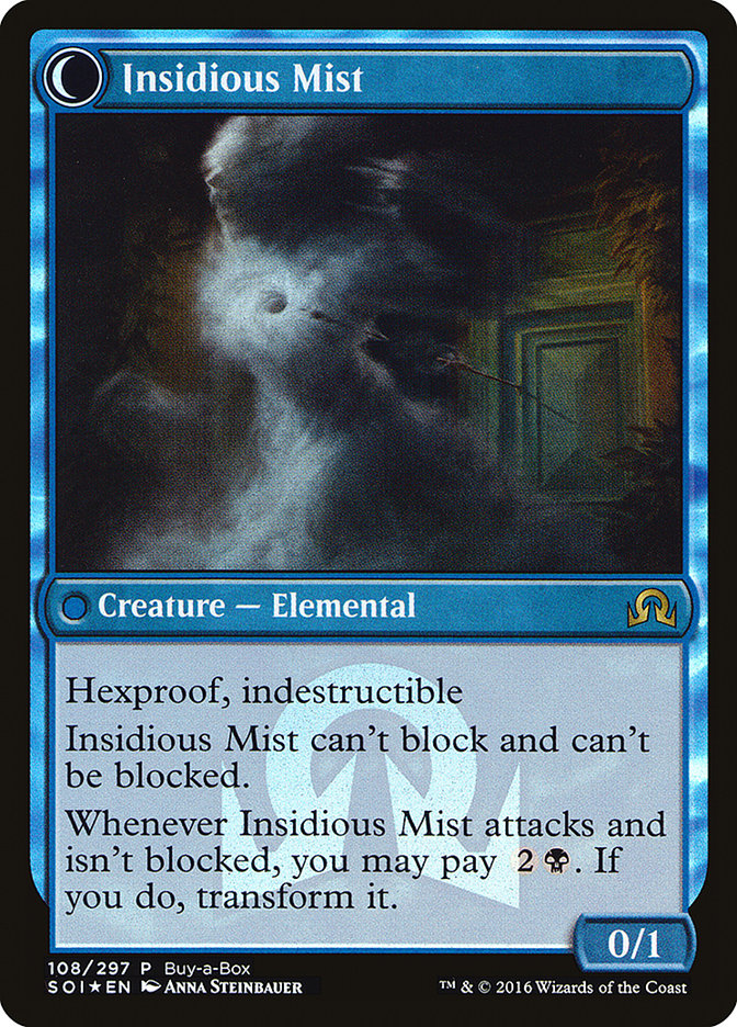 Elusive Tormentor // Insidious Mist (Buy-A-Box) [Shadows over Innistrad Promos] | L.A. Mood Comics and Games