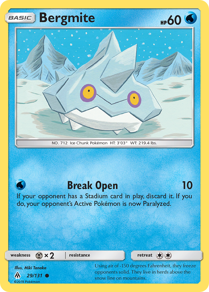 Bergmite (29/131) [Sun & Moon: Forbidden Light] | L.A. Mood Comics and Games