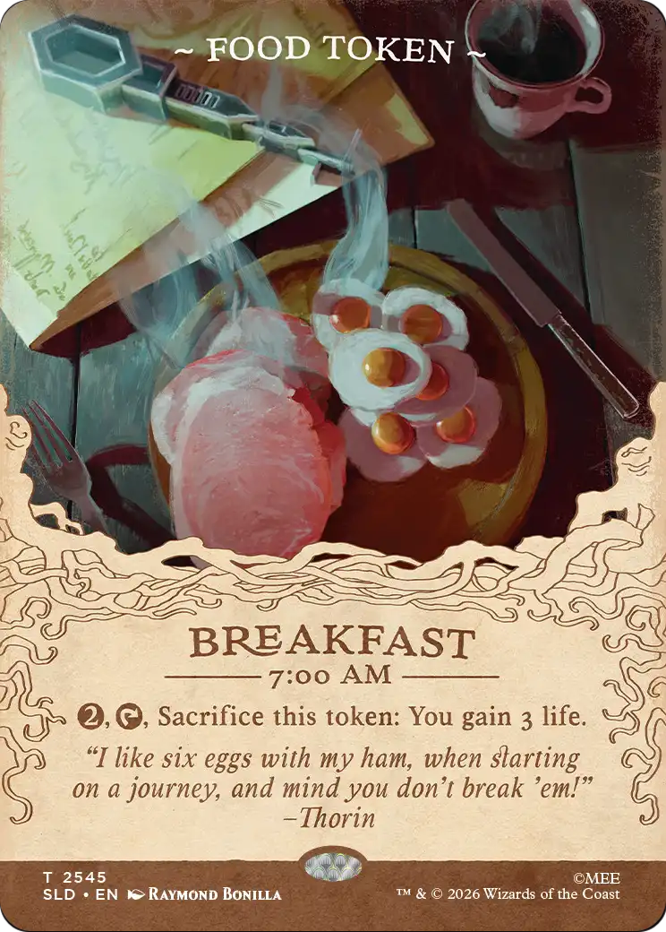 Food Token (2545) [Secret Lair Drop Series] | L.A. Mood Comics and Games