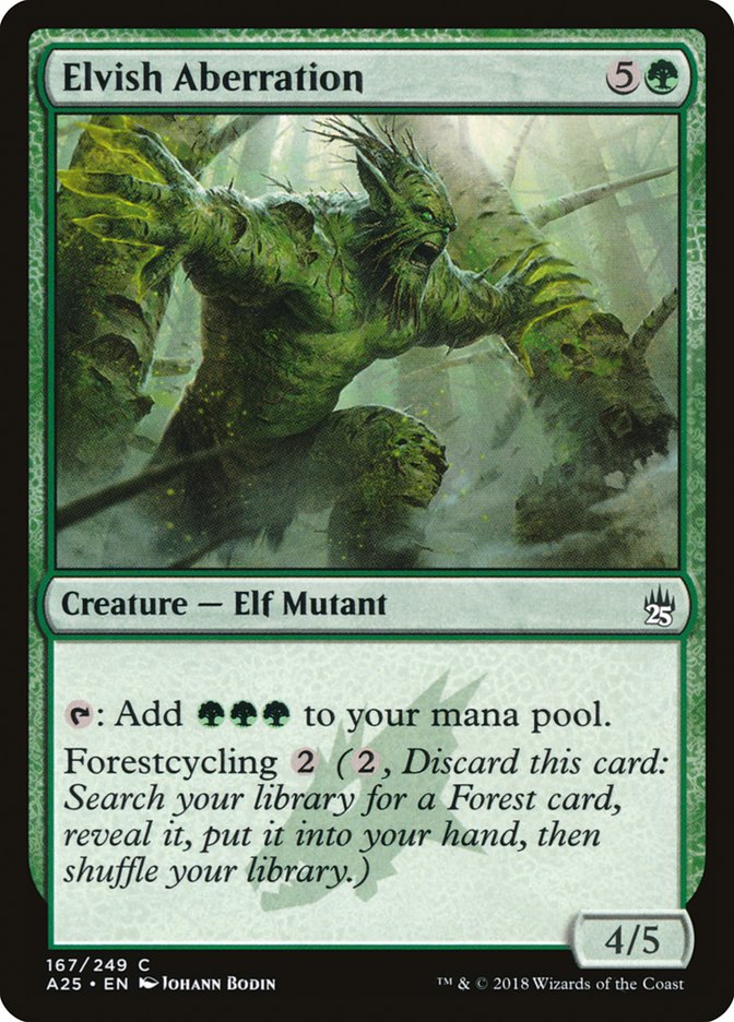 Elvish Aberration [Masters 25] | L.A. Mood Comics and Games