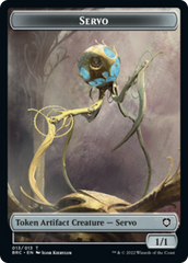 Servo // Powerstone Double-Sided Token [The Brothers' War Commander Tokens] | L.A. Mood Comics and Games