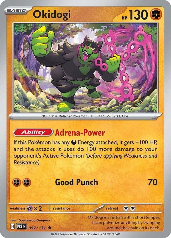 Okidogi (057/131) [Scarlet & Violet: Prismatic Evolutions] | L.A. Mood Comics and Games