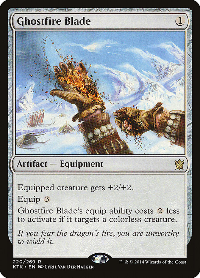 Ghostfire Blade [Khans of Tarkir] | L.A. Mood Comics and Games