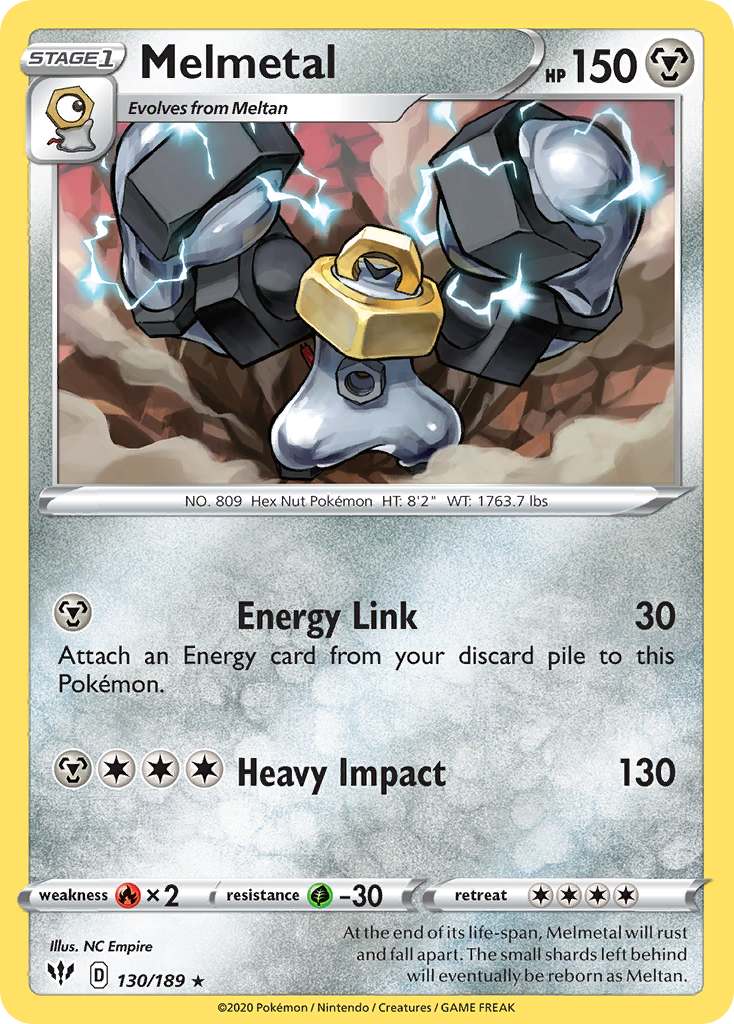 Melmetal (130/189) [Sword & Shield: Darkness Ablaze] | L.A. Mood Comics and Games