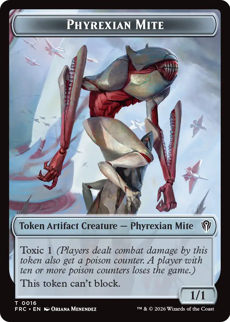 Kobolds of Kher Keep // Phyrexian Mite Double-Sided Token [Reality Fracture Commander Tokens] | L.A. Mood Comics and Games