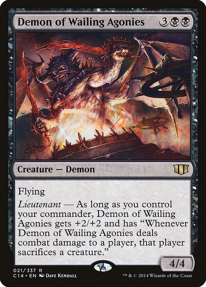 Demon of Wailing Agonies [Commander 2014] | L.A. Mood Comics and Games
