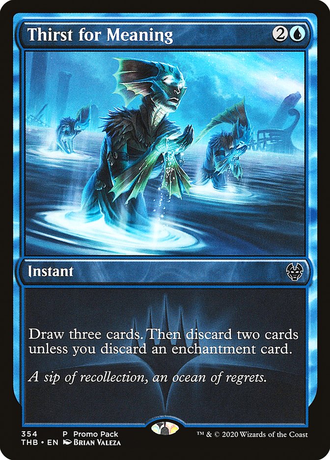 Thirst for Meaning (Promo Pack) [Theros Beyond Death Promos] | L.A. Mood Comics and Games